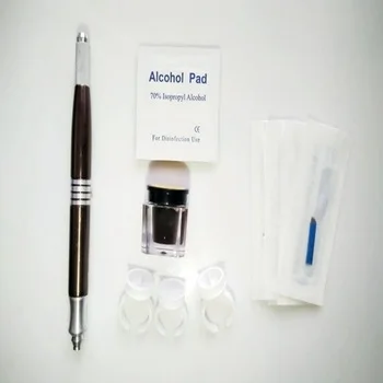 Permanent 3D Eyebrow Tattoo Needle/Pin Pen Makeup Microblading Practice Kit Set