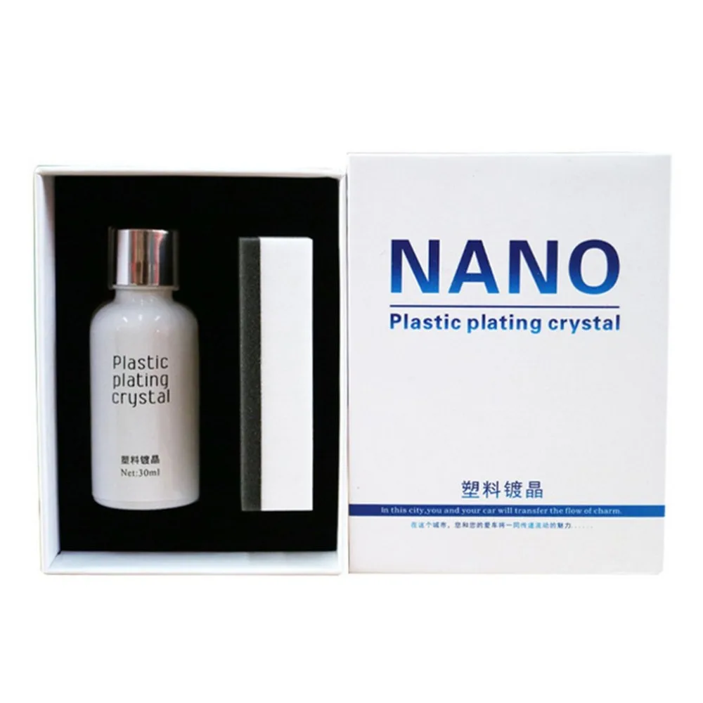 New Car Plastic Nano Plating Agent Auto Renovative Agent for Car Repair Waterproof Renewing Polishing Crystal Car Protection
New Car Plastic Nano Plating Agent Auto Renovative Agent for Car Repair Waterproof Renewing Polishing Crystal Car Protection