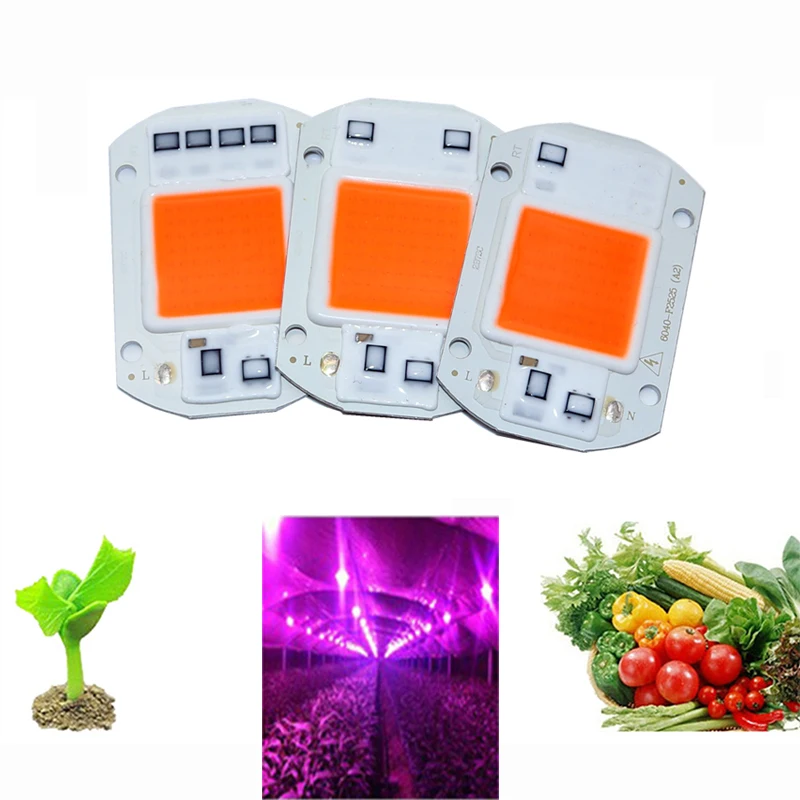 COB LED AC 220V 110V 20w 30w 50w led grow chip full spectrum 380nm-840nm for indoor plant grow aquarium light led lamp
COB LED AC 220V 110V 20w 30w 50w led grow chip full spectrum 380nm-840nm for indoor plant grow aquarium light led lamp