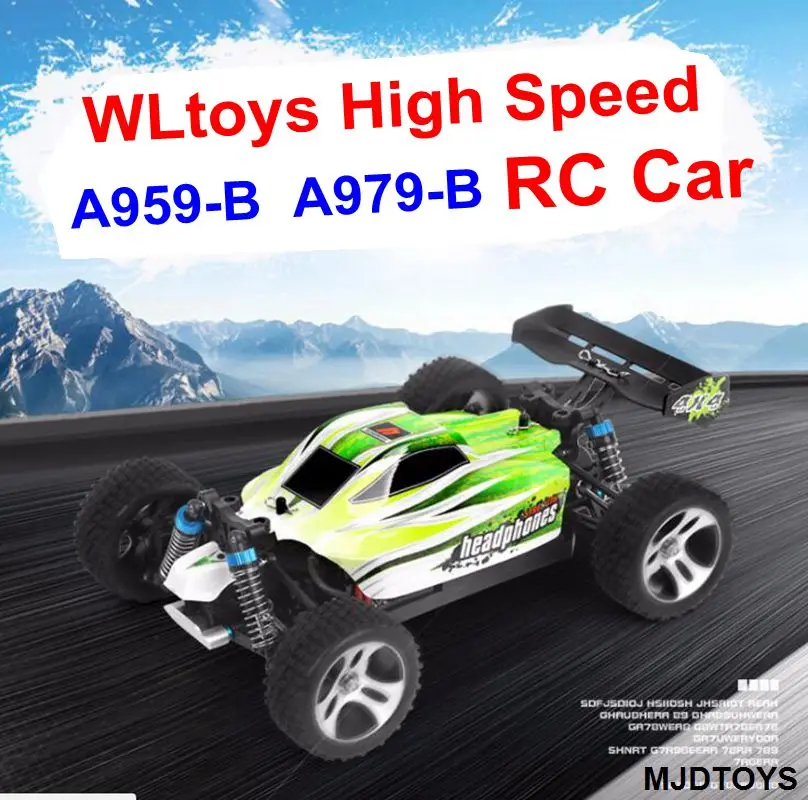 

Original Wltoys 70KM/H 1:18 2.4g 4ch 4wd A959-B n A979-B Remote Control RC High Speed Truck Buggy Off-Road V s911 9115 a969