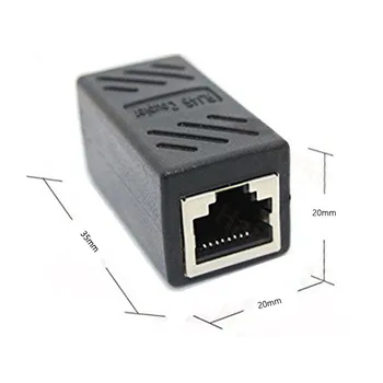 2PCS RJ45 Coupler LAN Ethernet Cable Adapter inline Cat5e/6/7 ethernet cable Extender female to FEMALE Connector for PC Laptops
2PCS RJ45 Coupler LAN Ethernet Cable Adapter inline Cat5e/6/7 ethernet cable Extender female to FEMALE Connector for PC Laptops