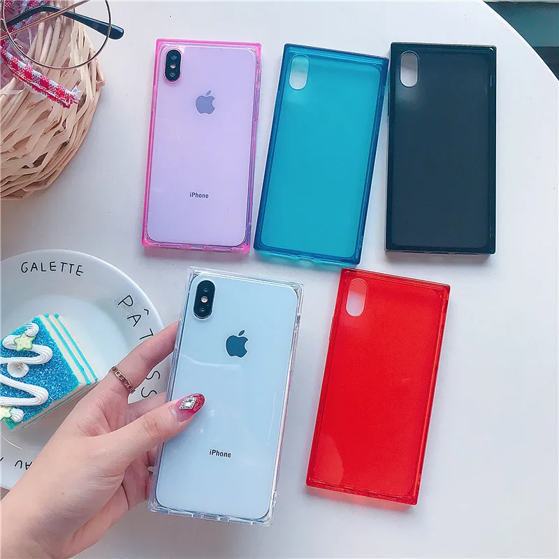 Tranparent Rectangle Coque for Iphone 6 6S 7 8 Plus Soft TPU Fitted Case for Iphone 7 8 6 6 S Clear Back Cover for Iphone X Case
Tranparent Rectangle Coque for Iphone 6 6S 7 8 Plus Soft TPU Fitted Case for Iphone 7 8 6 6 S Clear Back Cover for Iphone X Case