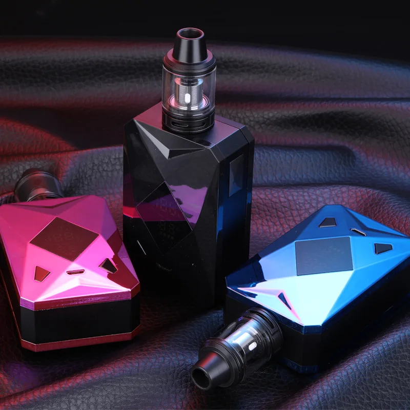 M6 100W box mod huge vapor kit 2000mah buid in battery with 2.0ml Atomizer vaporizer vape pen Electronic Cigarette kits