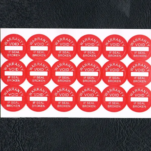 Direct sales 1000pcs/lot 1.5cm "Warranty void if seal broken or removed "sealing label void sticker if tampered free shipping
Direct sales 1000pcs/lot 1.5cm "Warranty void if seal broken or removed "sealing label void sticker if tampered free shipping