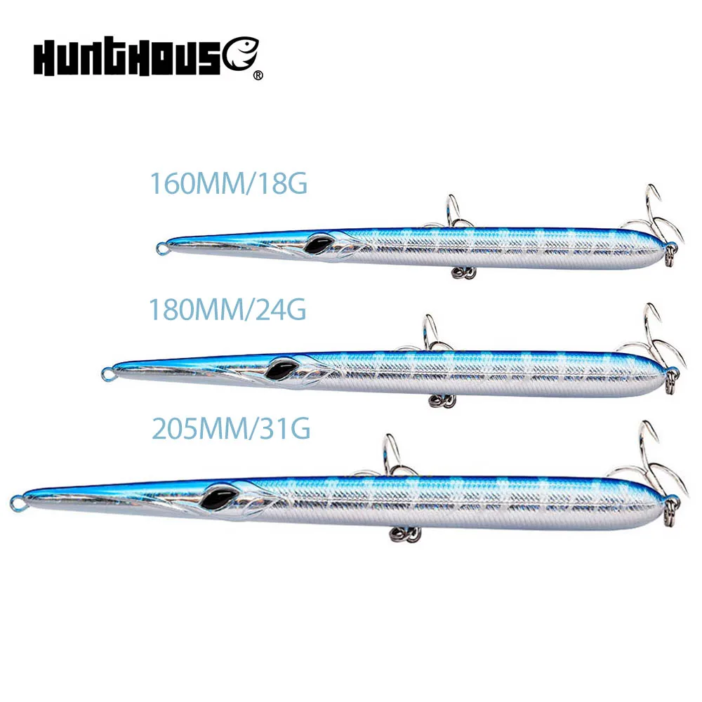 Hunthouse fishing lure needle stylo long casting pencil floating 205/180/160mm isca artificial leurre souple carp fishing lure 
Hunthouse fishing lure needle stylo long casting pencil floating 205/180/160mm isca artificial leurre souple carp fishing lure