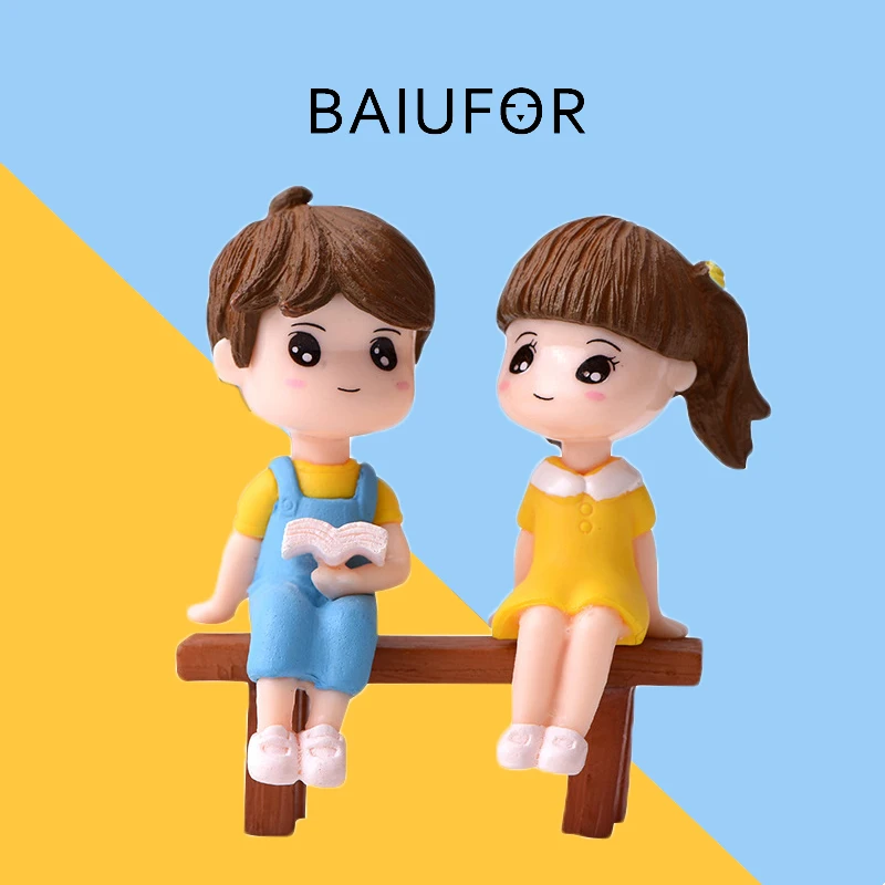BAIUFOR Couple Miniatures Boy+Girl+Bench 3 pcs Fairy Garden Gnome Micro Moss Landscape Decor Terrarium Figurines Lover Gift
BAIUFOR Couple Miniatures Boy+Girl+Bench 3 pcs Fairy Garden Gnome Micro Moss Landscape Decor Terrarium Figurines Lover Gift