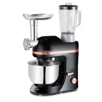 Multifunction Electric Dough Mixer Eggs Beater 5L Electric Blender Juicer Grinder For Sausage Maker Kitchen Stand Mixer SM-1066
Multifunction Electric Dough Mixer Eggs Beater 5L Electric Blender Juicer Grinder For Sausage Maker Kitchen Stand Mixer SM-1066