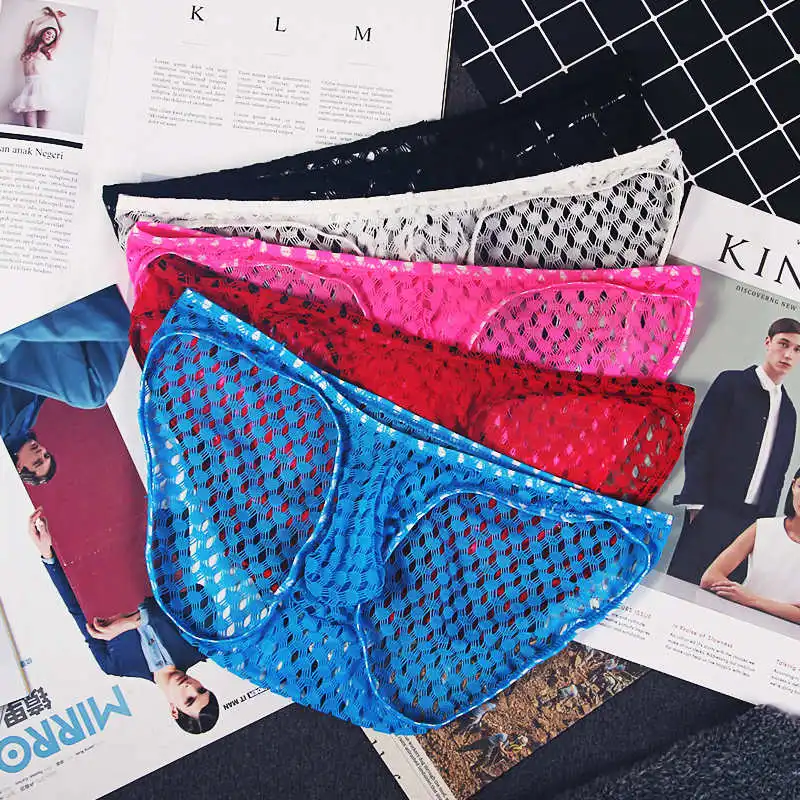 Wholesale 5pcs/lot Sexy Lingerie Underwear Men Bikini Briefs See Through Grid Panties Males Sexy Underwear Underpants Gays Cueca
Wholesale 5pcs/lot Sexy Lingerie Underwear Men Bikini Briefs See Through Grid Panties Males Sexy Underwear Underpants Gays Cueca