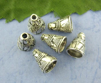 60Pcs Silver Tone Corner End Beads Caps Jewelry Diy Making Findings Charms Component 11x9mm
60Pcs Silver Tone Corner End Beads Caps Jewelry Diy Making Findings Charms Component 11x9mm