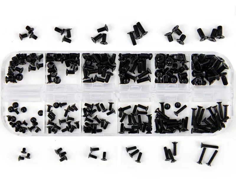 Bolt Combination Black Flat Head Cross/Philips Bolts Use For Computer Or Notebook Repair
Bolt Combination Black Flat Head Cross/Philips Bolts Use For Computer Or Notebook Repair