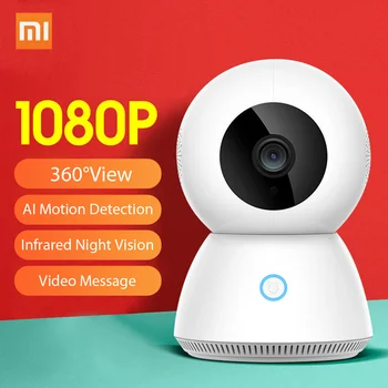 Xiaomi Mijia Xiaobai Smart Camera 1080P Full HD Night Vision 360 Angle Panoramic Webcam IP Camera Camcorder APP Wireless Control Home Security Enhanced Edition
Xiaomi Mijia Xiaobai Smart Camera 1080P Full HD Night Vision 360 Angle Panoramic Webcam IP Camera Camcorder APP Wireless Control Home Security Enhanced Edition