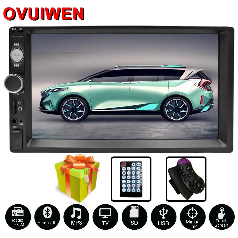 Universal Double Din Car Radio Autoradio 7" HD Multimedia Player Touch Screen Auto Audio Car Stereo MP5 Bluetooth Camera 2 Din
Universal Double Din Car Radio Autoradio 7" HD Multimedia Player Touch Screen Auto Audio Car Stereo MP5 Bluetooth Camera 2 Din