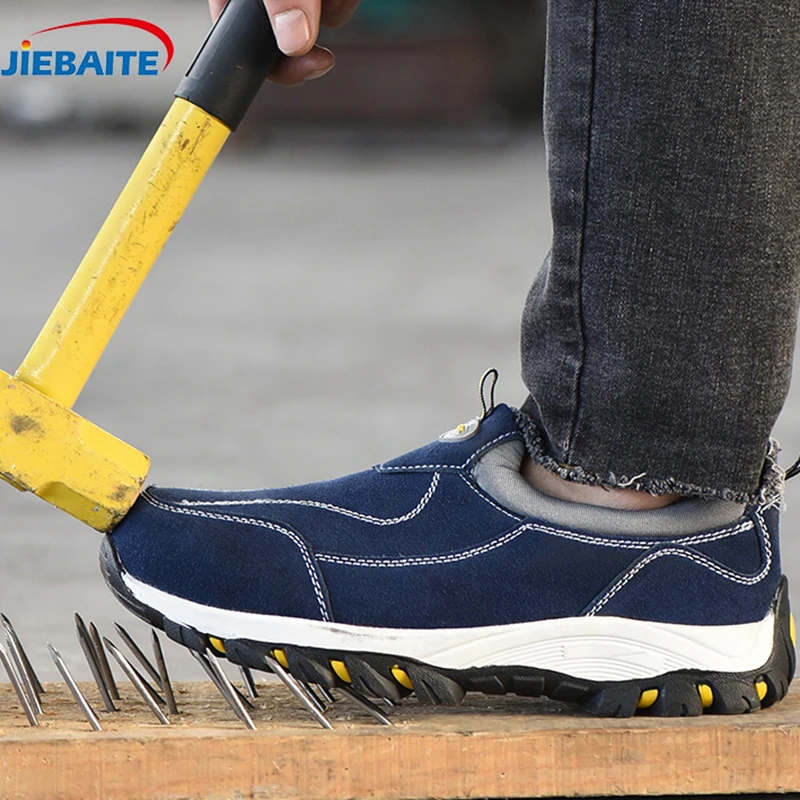 Men Safety Shoes Construction Shoes Steel Toe Work Boots Comfortable Indestructible Leather Shoes Puncture Proof 
Men Safety Shoes Construction Shoes Steel Toe Work Boots Comfortable Indestructible Leather Shoes Puncture Proof