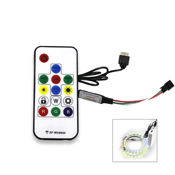 USB LED Controller 14 Keys RF Wireless Remote Control Dimmer For WS2812 WS2812B Driver IC LED Strip Light JQ
USB LED Controller 14 Keys RF Wireless Remote Control Dimmer For WS2812 WS2812B Driver IC LED Strip Light JQ