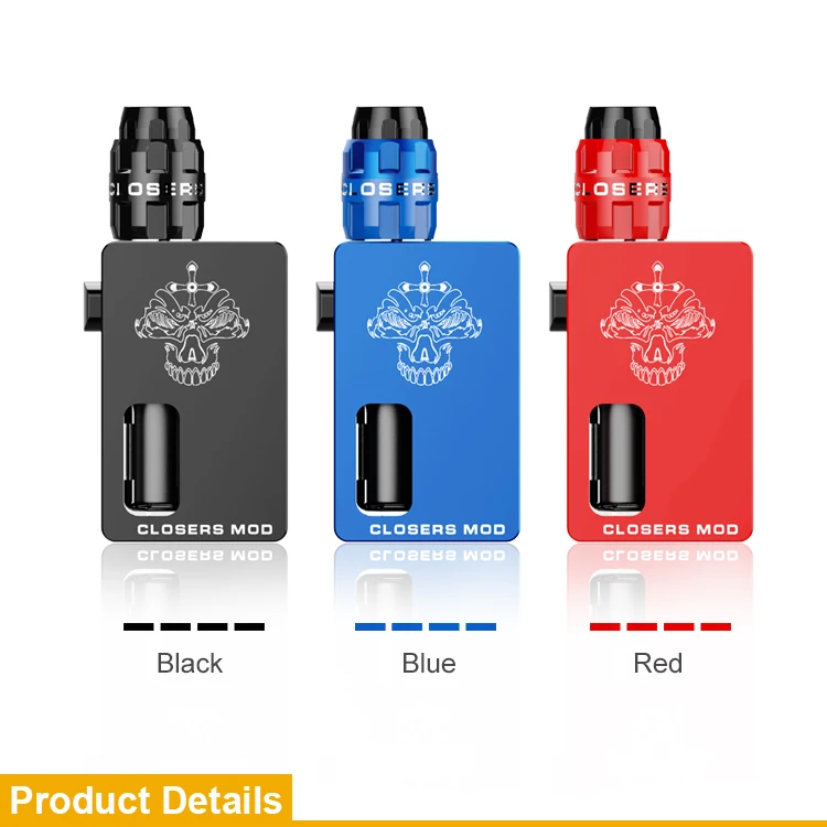 Original SerisVape Closers BF Kit Electronic Cigarette Vaporizer with BF Squonk Mechanical Box Mod Closers RDA Atomizer Vape Kit