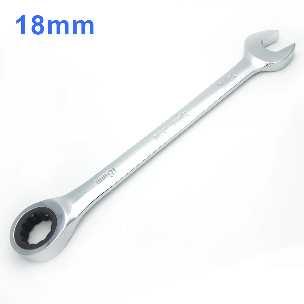 18mm Ratchet Spanner Combination Wrench A Set of Keys Skate Ring Wrench Ratchet Handle
18mm Ratchet Spanner Combination Wrench A Set of Keys Skate Ring Wrench Ratchet Handle