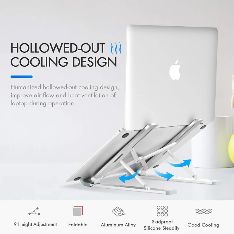 Portable Folding Laptop Cooling Stand for Macbook Ipad Adjustable Height Base Vertical 10-17 Inch Laptop Notebook Tablet Holder
Portable Folding Laptop Cooling Stand for Macbook Ipad Adjustable Height Base Vertical 10-17 Inch Laptop Notebook Tablet Holder