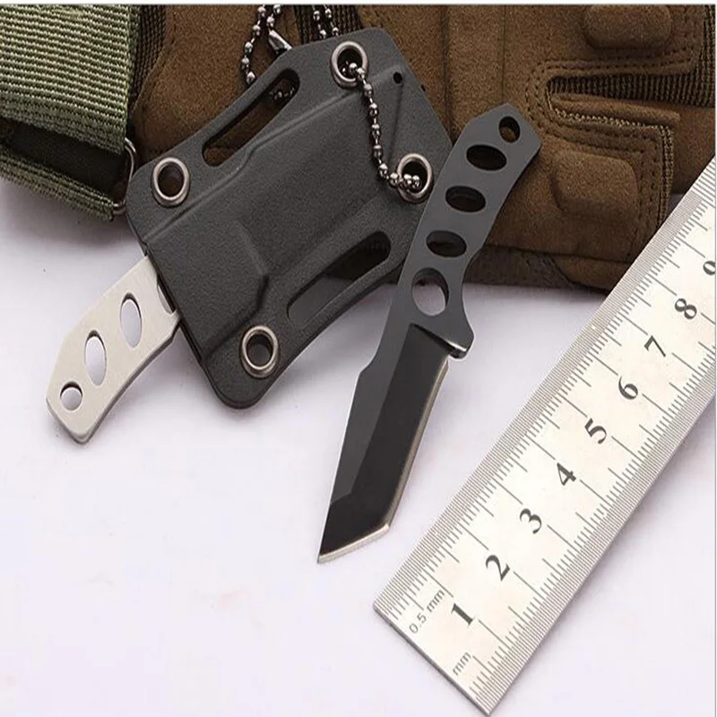 Knife mini outdoor survival tactical hunting portable self-defense necklace small knives fruit cutter open box letter
Knife mini outdoor survival tactical hunting portable self-defense necklace small knives fruit cutter open box letter