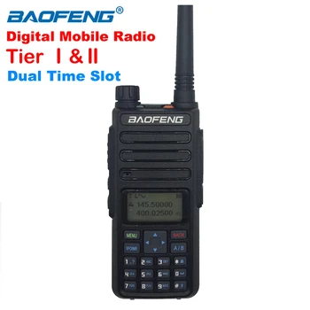 BaoFeng Dual Time Slot Walkie Taklie DM-1801 DMR Portable Two Way Radio Digital Anolog Dual mode Tier I/II VHF UHF Dual Band 5W
BaoFeng Dual Time Slot Walkie Taklie DM-1801 DMR Portable Two Way Radio Digital Anolog Dual mode Tier I/II VHF UHF Dual Band 5W
