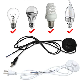 New 1.8m Button Switch US Plug Wire Line Cable 317 Dimmer Power Cord For Floor Lamp
New 1.8m Button Switch US Plug Wire Line Cable 317 Dimmer Power Cord For Floor Lamp