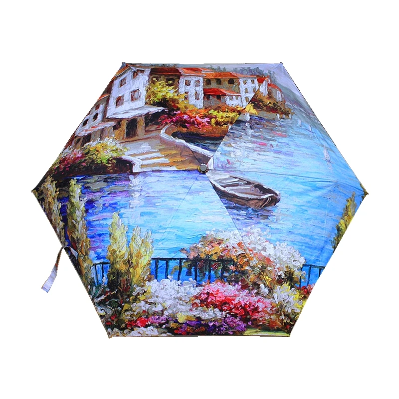 Brand Women Flower Umbrella Anti UV Protection Sun Umbrella Pink Ladies Oil Painting Rainy Umbrella Fashion Parasol Paraguas
Brand Women Flower Umbrella Anti UV Protection Sun Umbrella Pink Ladies Oil Painting Rainy Umbrella Fashion Parasol Paraguas