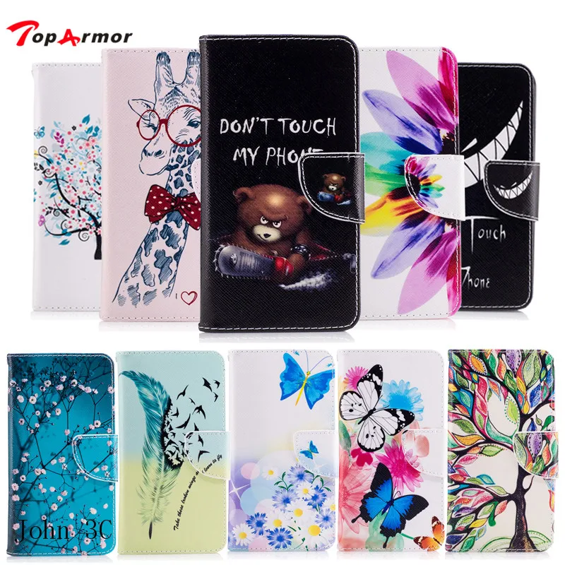 

TopArmor PU Leather Flip Phone Case Cover For Nokia Microsoft Lumia 640 N640 Card Slots Flip Wallet Capa phone case Bags Fundas