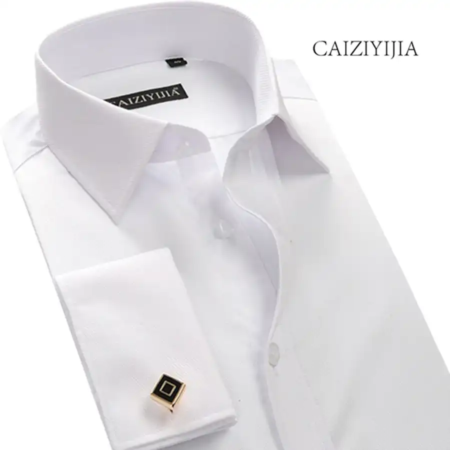 mens designer french cuff dress shirts