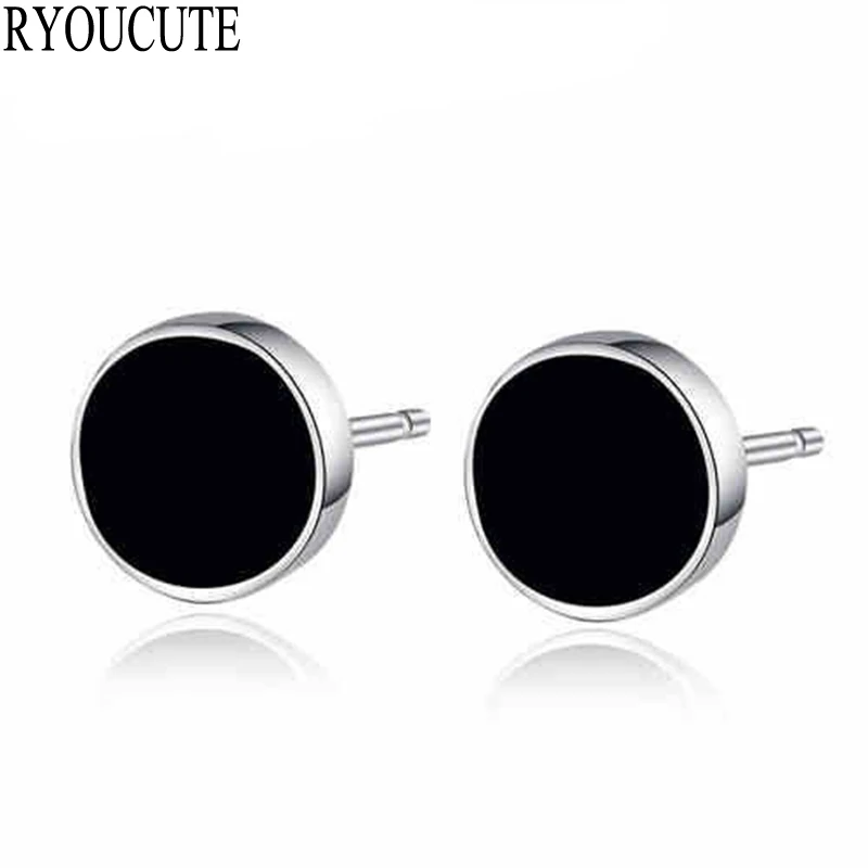 Fashion 925 Sterling Silver Black Round Earrings for Women sterling-silver-jewelry Brincos Pendientes Wedding Jewelry
Fashion 925 Sterling Silver Black Round Earrings for Women sterling-silver-jewelry Brincos Pendientes Wedding Jewelry