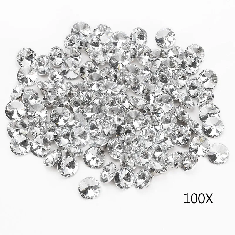 100pcs 25MM Clear Faceted Glass Crystal Diamante Rhinestone Silver Buttons Sale WWO66
100pcs 25MM Clear Faceted Glass Crystal Diamante Rhinestone Silver Buttons Sale WWO66