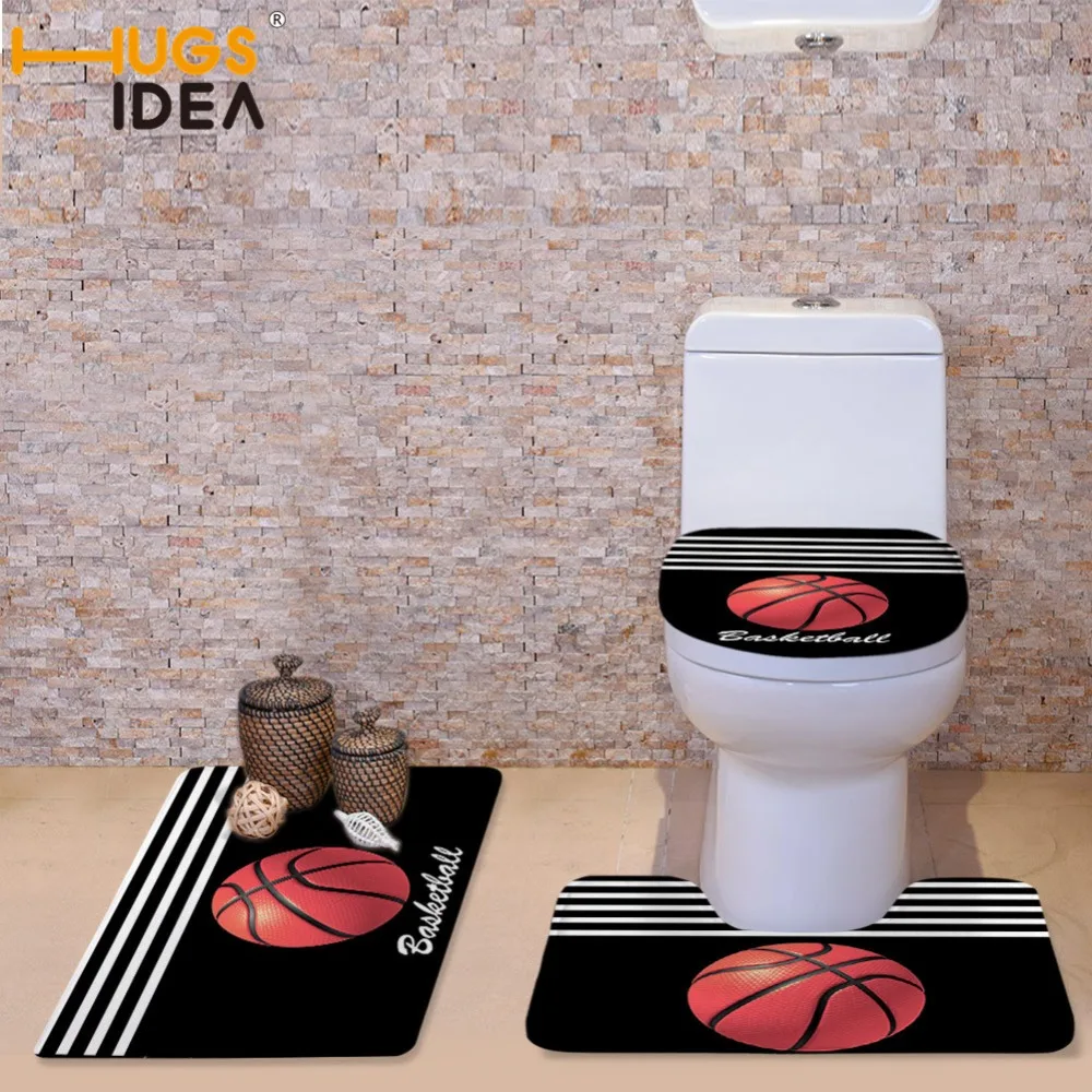 HUGSIDEA Basketball 3d Print Bath Mats Anti Slip Bathroom Mat Toilet Mat Set Floor Carpet Lid Toilet Cover Washable Bathroom Rug
HUGSIDEA Basketball 3d Print Bath Mats Anti Slip Bathroom Mat Toilet Mat Set Floor Carpet Lid Toilet Cover Washable Bathroom Rug