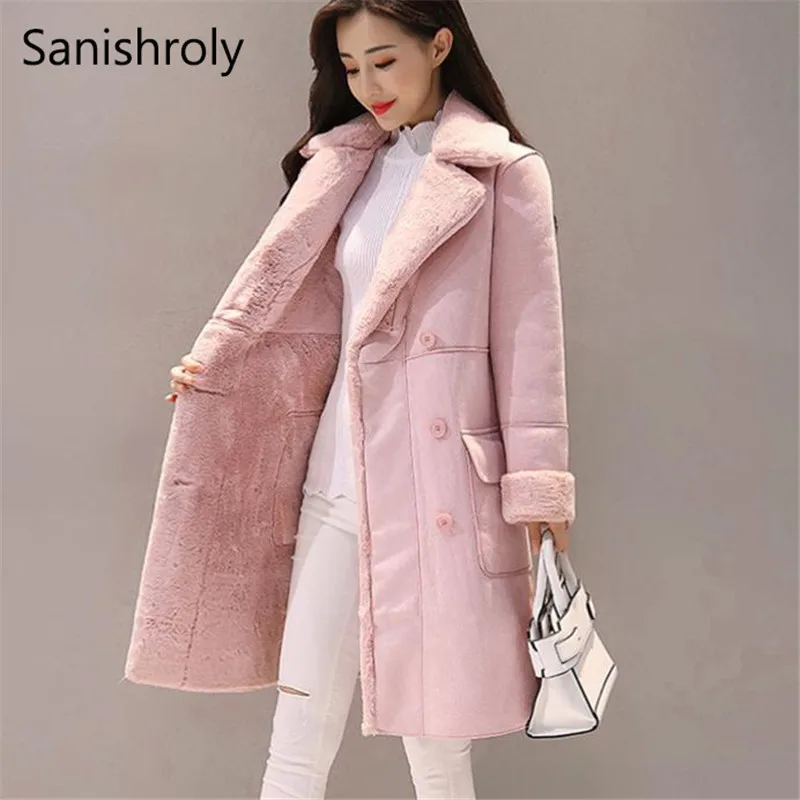 2018 Autumn Winter Women Faux Suede Jacket Warm Thicken Velvet Coat Parka Female Long Sleeve Midi Long Coats Outwears Tops SE248
2018 Autumn Winter Women Faux Suede Jacket Warm Thicken Velvet Coat Parka Female Long Sleeve Midi Long Coats Outwears Tops SE248