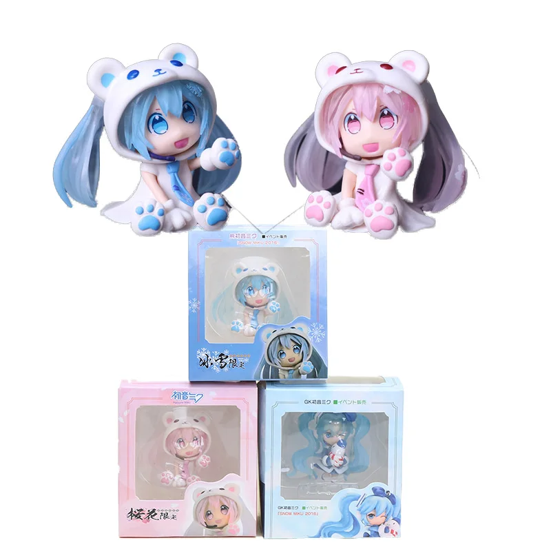 Anime Hatsune Miku Sakura figure snow Miku Nendoroid Figure Princess Brinquedo PVC Q Ver. Action Painted Figure Collectible toys
Anime Hatsune Miku Sakura figure snow Miku Nendoroid Figure Princess Brinquedo PVC Q Ver. Action Painted Figure Collectible toys