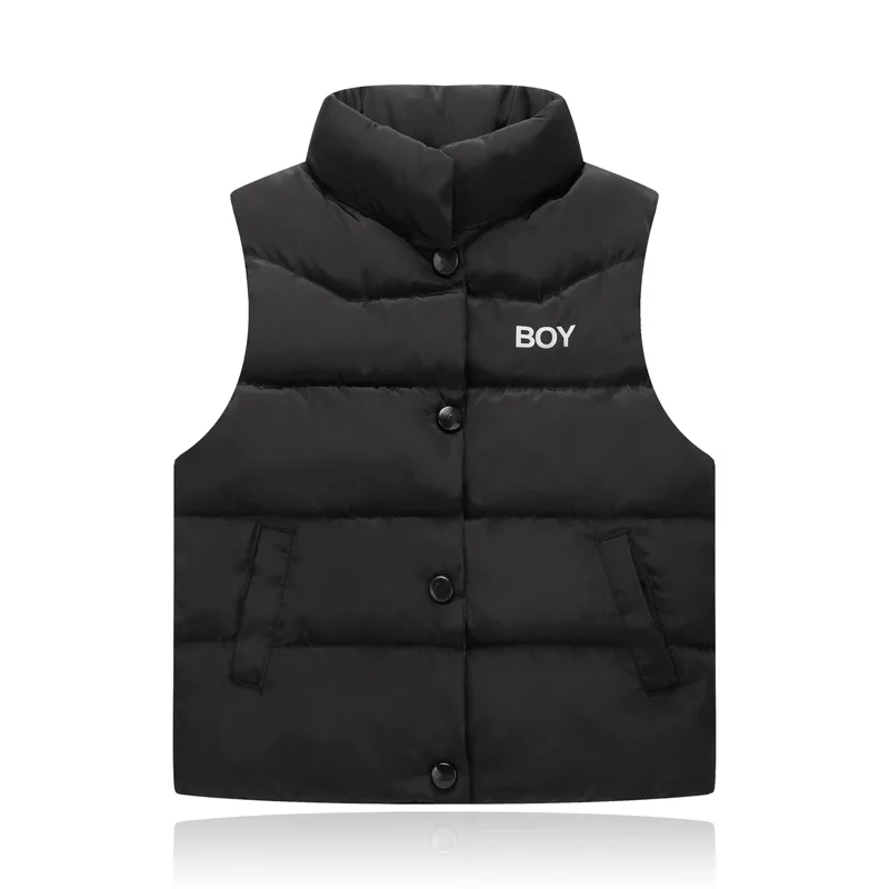 Fashion Autumn Winter Boys Girls Vest Jacket red black down vest Kids Cotton Waistcoat baby Vest Solid 3- 8Y kids clothing
Fashion Autumn Winter Boys Girls Vest Jacket red black down vest Kids Cotton Waistcoat baby Vest Solid 3- 8Y kids clothing