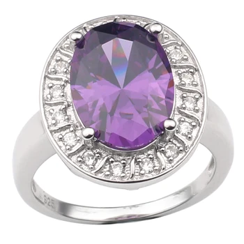 925 Sterling Silver Ring Women Jewelry 10x14mm Oval Cubic Zirconia CZ Big Face Party Dress Accessory R027
925 Sterling Silver Ring Women Jewelry 10x14mm Oval Cubic Zirconia CZ Big Face Party Dress Accessory R027