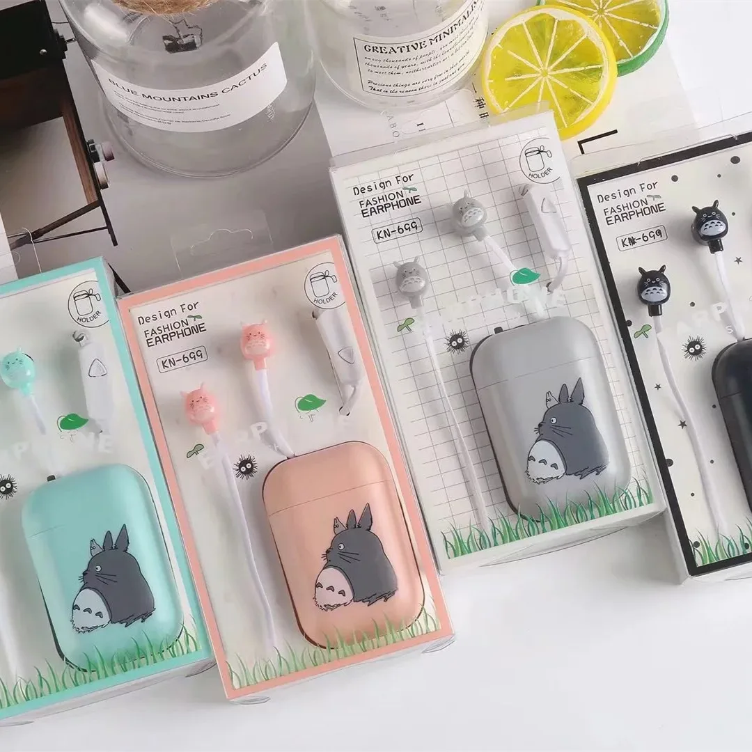 Fraflor Cute Totoro Earphones 3.5MM With Mic Music Universal Earplugs With Storage Box For Xiaomi MP3 Kids Student Girls Gift
Fraflor Cute Totoro Earphones 3.5MM With Mic Music Universal Earplugs With Storage Box For Xiaomi MP3 Kids Student Girls Gift