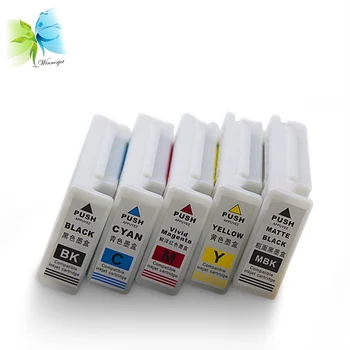 WINNERJET 350ml 5 Colors Compatible Ink Cartridge full of Pigment Ink with Single Use Chip for Epson SC-T7270 Printer
WINNERJET 350ml 5 Colors Compatible Ink Cartridge full of Pigment Ink with Single Use Chip for Epson SC-T7270 Printer