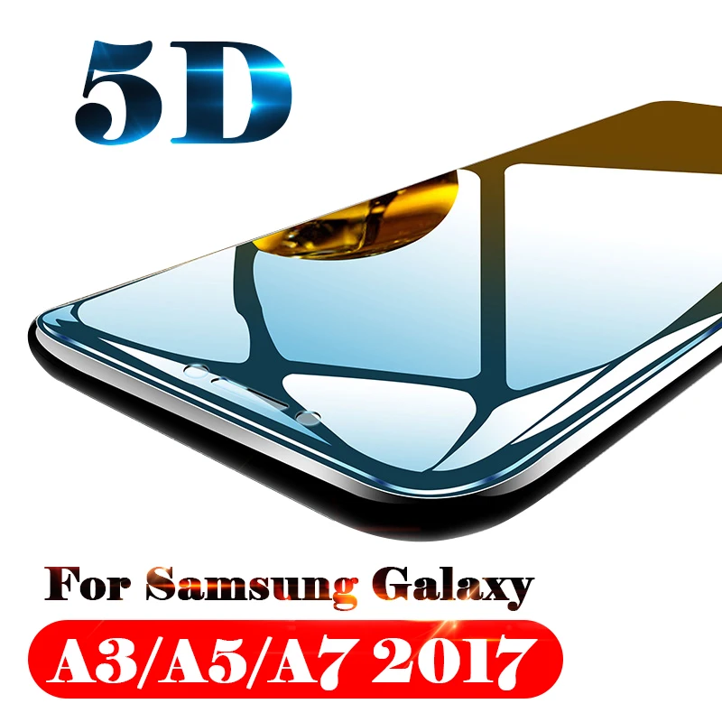 5D Protective glass on for Samsung galaxy a3 a5 a7 2017 3a 5a 7a a 3 5 7 tempered glas protect screen protector film full cover
5D Protective glass on for Samsung galaxy a3 a5 a7 2017 3a 5a 7a a 3 5 7 tempered glas protect screen protector film full cover