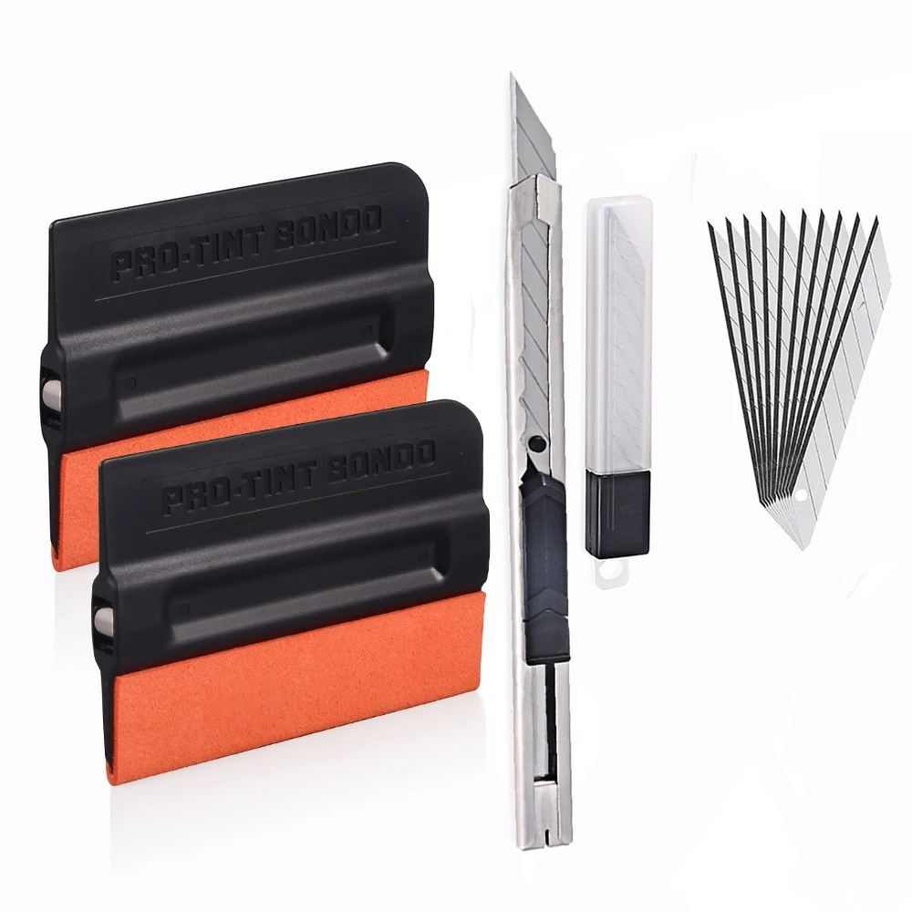 FOSHIO No Scratch Window Tint Scraper Knife Tools Carbon Fiber Vinyl Film Car Wrap Suede Felt Magnet Squeegee Auto Wrapping Set
FOSHIO No Scratch Window Tint Scraper Knife Tools Carbon Fiber Vinyl Film Car Wrap Suede Felt Magnet Squeegee Auto Wrapping Set