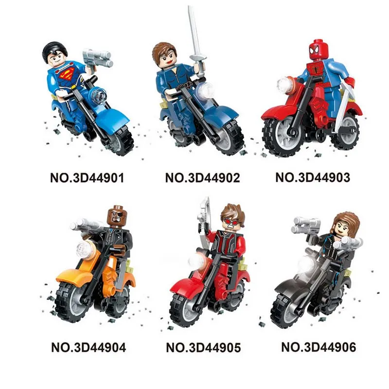 Toy compatibe Iron Ant Spider Man Motorcycle Super Hero Model Cap Black Leopard Building Block Model Kit Children Building Block
Toy compatibe Iron Ant Spider Man Motorcycle Super Hero Model Cap Black Leopard Building Block Model Kit Children Building Block