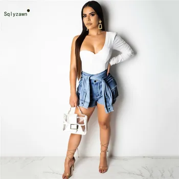 Women Sexy High Waist Bandage Lace Up Blue Denim Shorts Streetwear Harajuku Ripped Pockets Bodycon Jeans Shorts Plus Size 2XL
Women Sexy High Waist Bandage Lace Up Blue Denim Shorts Streetwear Harajuku Ripped Pockets Bodycon Jeans Shorts Plus Size 2XL