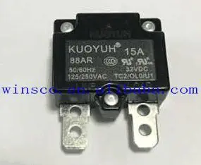 10PCS/LOT 88AR-15A 100% KUOYUH CIRCUIT BREAKER 88AR SERIES 15A
10PCS/LOT 88AR-15A 100% KUOYUH CIRCUIT BREAKER 88AR SERIES 15A