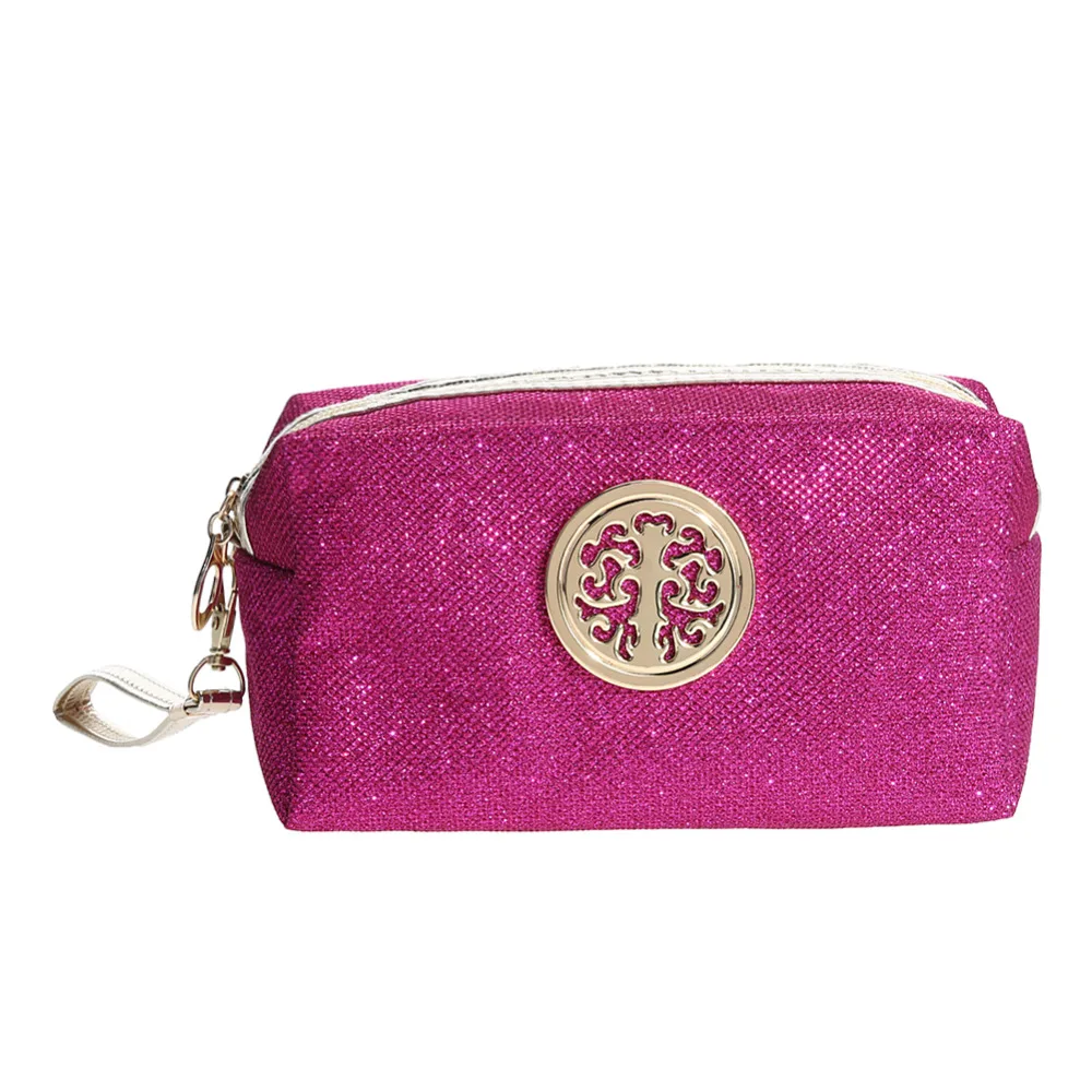 Fashion Portable Travel Cosmetic Bag Pearlite Powdered Sequins Princess Makeup Cosmetic Bags Makeup pochette maquillage Handbags
Fashion Portable Travel Cosmetic Bag Pearlite Powdered Sequins Princess Makeup Cosmetic Bags Makeup pochette maquillage Handbags