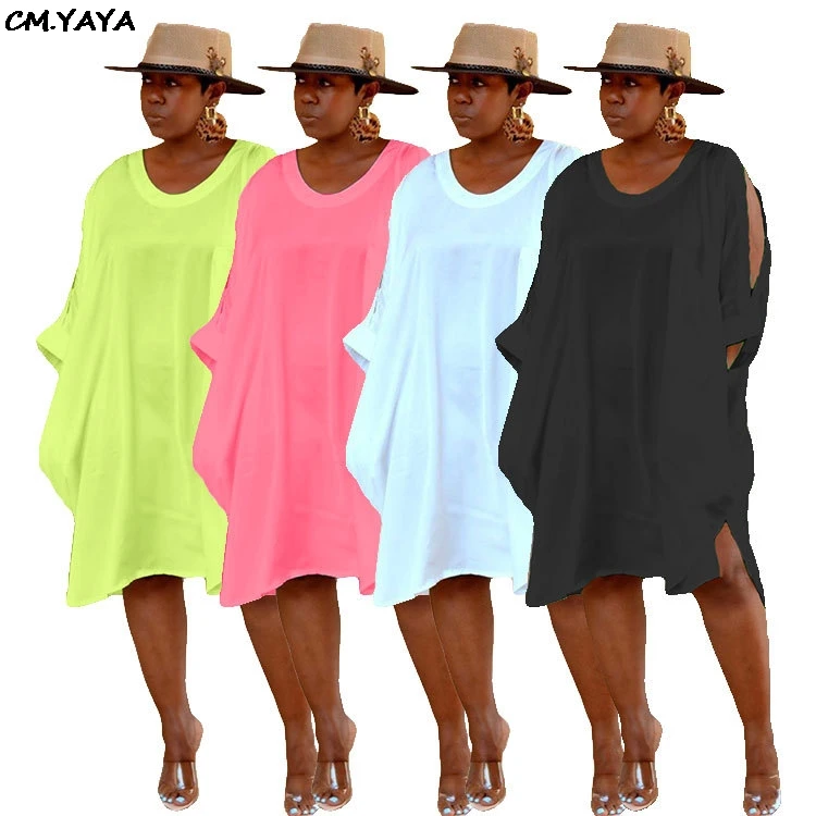 2019 Women o-neck cut out batwing half length sleeve loose dress classic fashion knee length blouse shirt dresses S-4XL MTY6177
2019 Women o-neck cut out batwing half length sleeve loose dress classic fashion knee length blouse shirt dresses S-4XL MTY6177