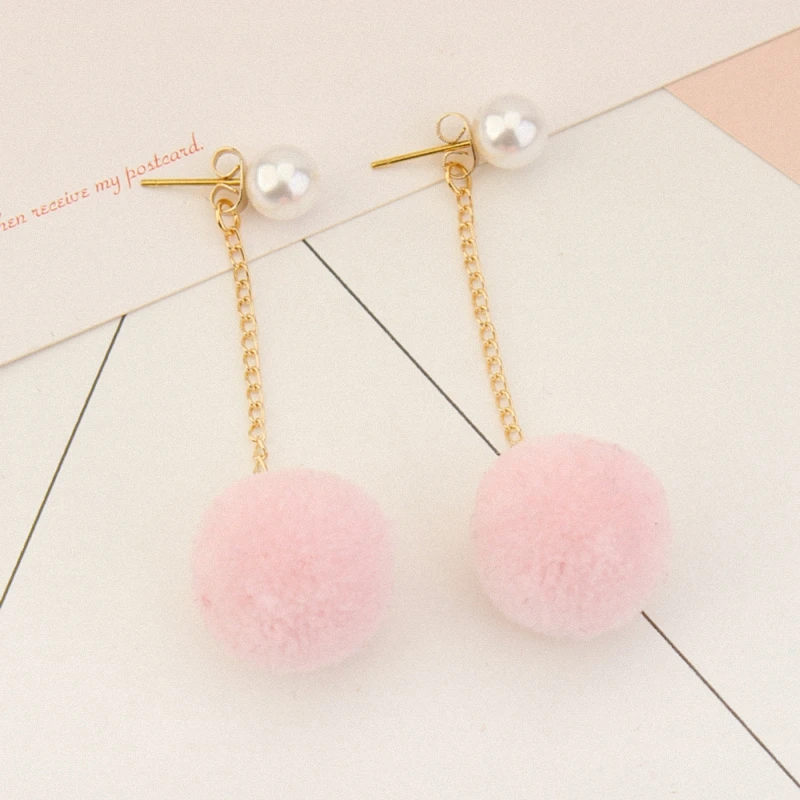 TONGKWOK Bohemia Dangle Earrings For Women Fashion Cute PomPom Tassel Pearl Long Chandelier Earrings Jewelry #126990
TONGKWOK Bohemia Dangle Earrings For Women Fashion Cute PomPom Tassel Pearl Long Chandelier Earrings Jewelry #126990
