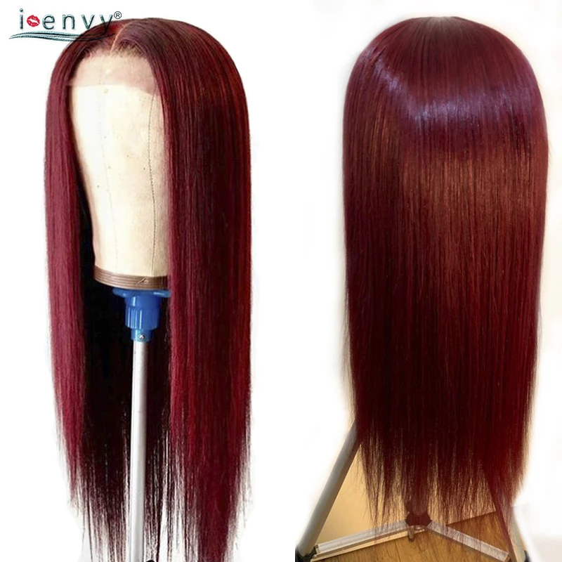 99J Lace Front Human Hair Wigs With Baby Hair Straight Burgundy Brazilian 13X4 Lace Front Wigs Pre Plucked 150 Density NonRemy
99J Lace Front Human Hair Wigs With Baby Hair Straight Burgundy Brazilian 13X4 Lace Front Wigs Pre Plucked 150 Density NonRemy