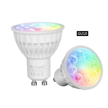 Mi Light 4W Dimmable 2.4G Wireless Led Bulb GU10 RGB+CCT Led Spotlight Smart Led Lamp Lighting AC86-265V
Mi Light 4W Dimmable 2.4G Wireless Led Bulb GU10 RGB+CCT Led Spotlight Smart Led Lamp Lighting AC86-265V