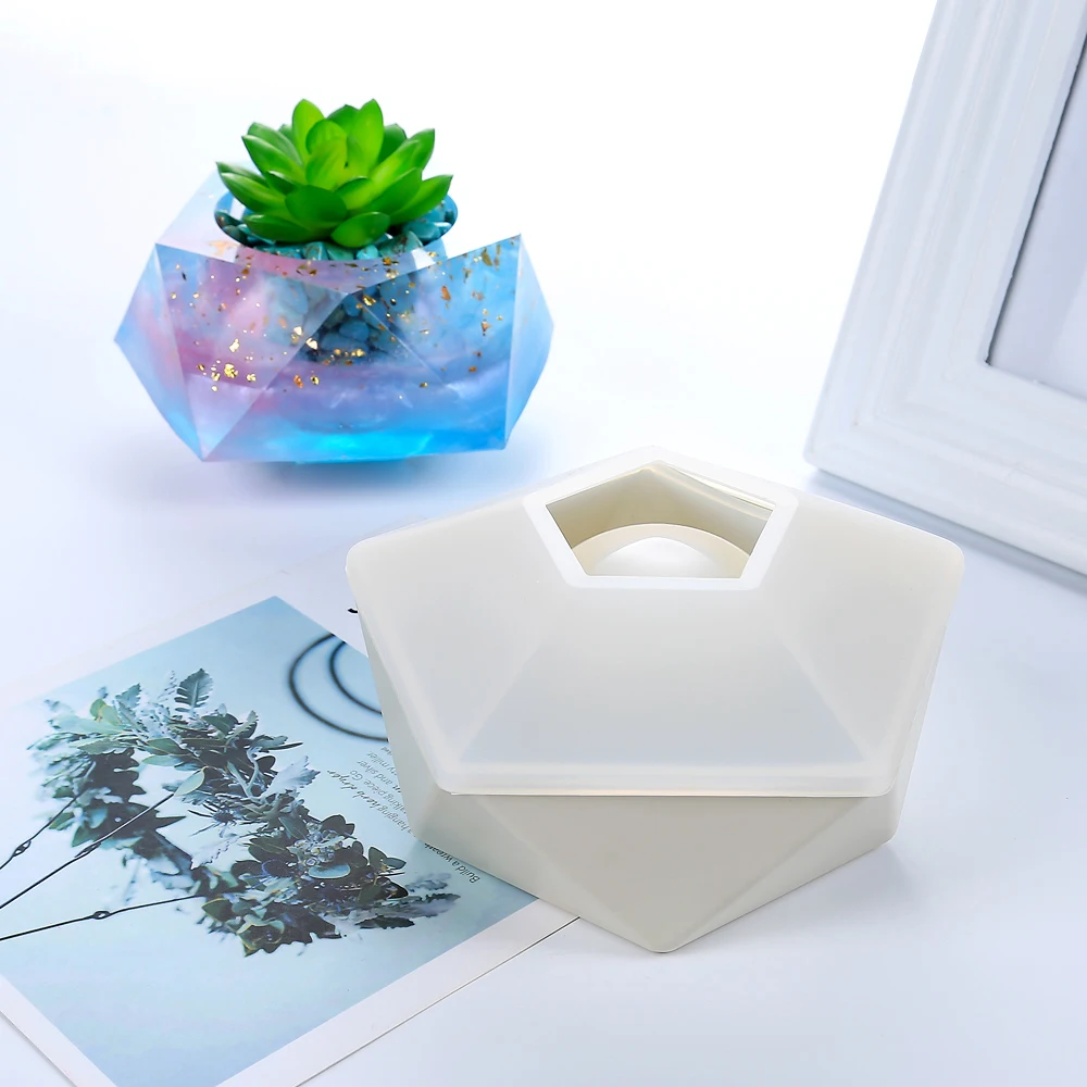 Creative Hexagonal Succulent Plants Pot Silicone Mould DIY Handmade Craft Clay Pot Mold 2019 New Arrival
Creative Hexagonal Succulent Plants Pot Silicone Mould DIY Handmade Craft Clay Pot Mold 2019 New Arrival
