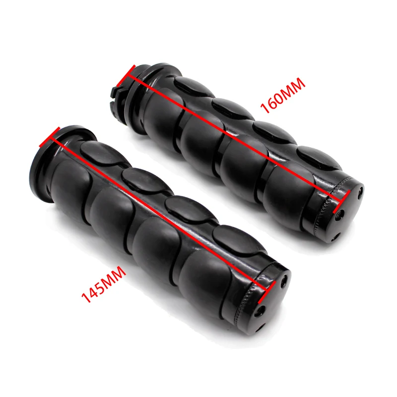 ROAOPP Motorcycle Hand Grips 25MM Handlebar One Pair For Harley Street Glide Kawasaki Vulcan 800 900 1500 1600 2000 Classic VN