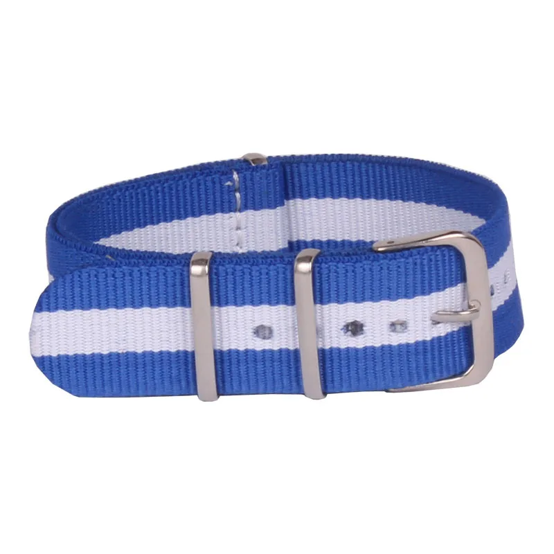 20 mm Watchbands Mens Women Multi Color Blue White Nato Fiber Woven Nylon Watch Straps Wristwatch Bands Buckle 20mm For watches
20 mm Watchbands Mens Women Multi Color Blue White Nato Fiber Woven Nylon Watch Straps Wristwatch Bands Buckle 20mm For watches