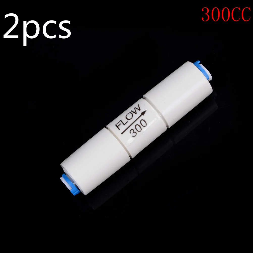 2pcs Water Filter Parts RO Flow Restrictor 300CC-1500CC With 1/4" Hose Quick connection Reverse Osmosis Machine
2pcs Water Filter Parts RO Flow Restrictor 300CC-1500CC With 1/4" Hose Quick connection Reverse Osmosis Machine